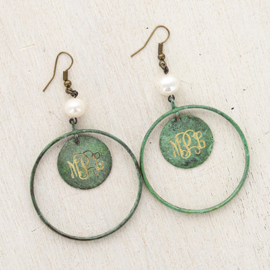 Around We Go Earrings - Ironworks