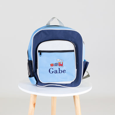 Toddler IO Loves Backpack - Blue and Navy