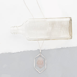 Be Fearless Necklace- Silvertone