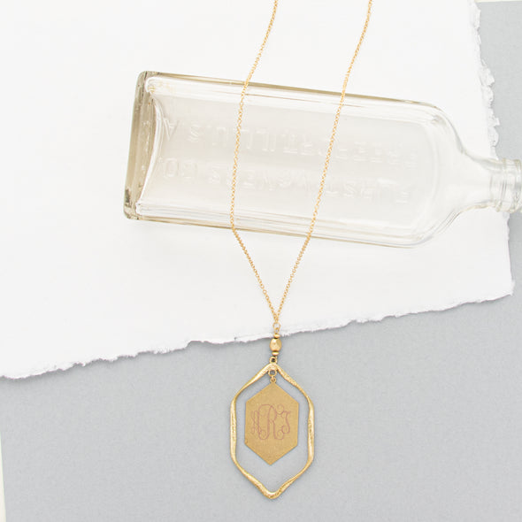 Be Fearless Necklace- Goldtone