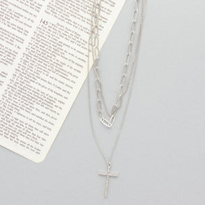 Amazed By You Cross Necklace