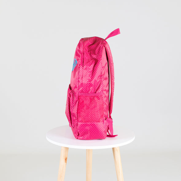 Polka Dot Backpack - Pink