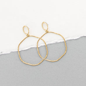 Show Stopper Earrings- Goldtone