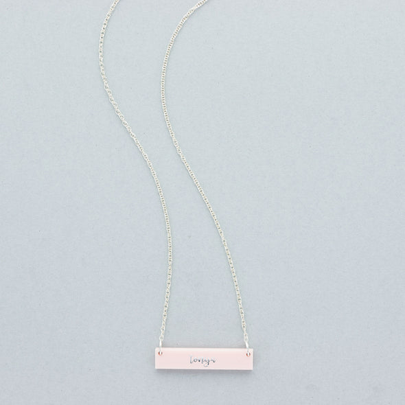 Acrylic Bar Necklace