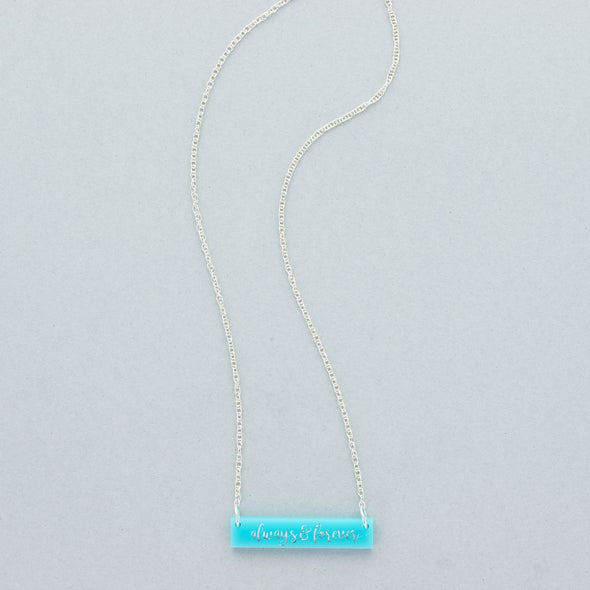 Acrylic Bar Necklace