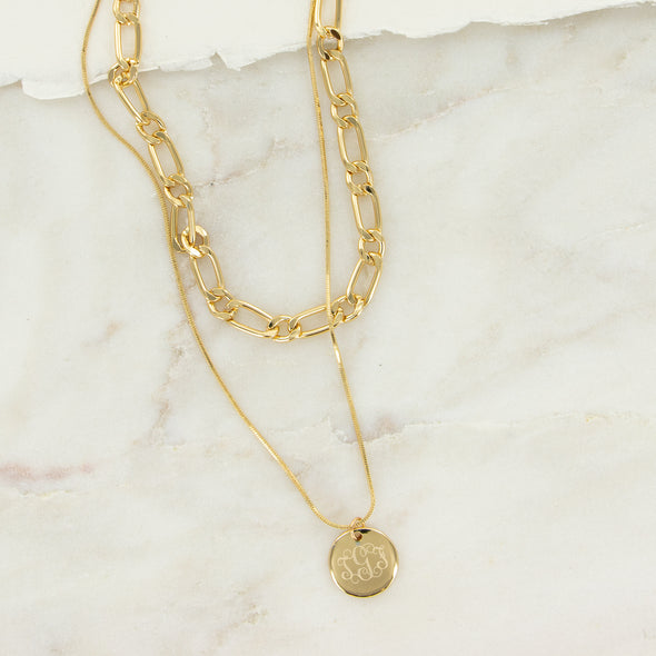 Do You Love Me Necklace- Goldtone