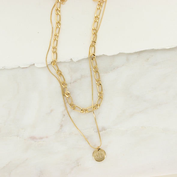 Do You Love Me Necklace- Goldtone