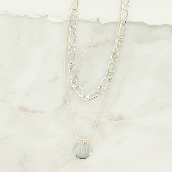 Do You Love Me Necklace- Silvertone