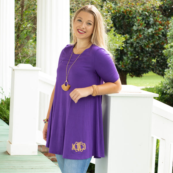 Game Day Ready Tunic - Purple