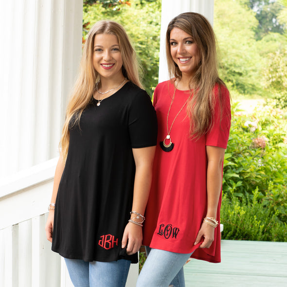 Game Day Ready Tunic - Black