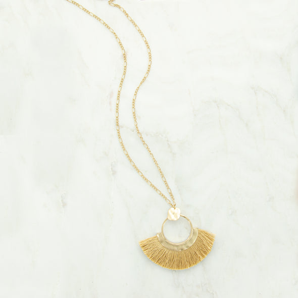 Gold Dust Necklace - Golden Beige