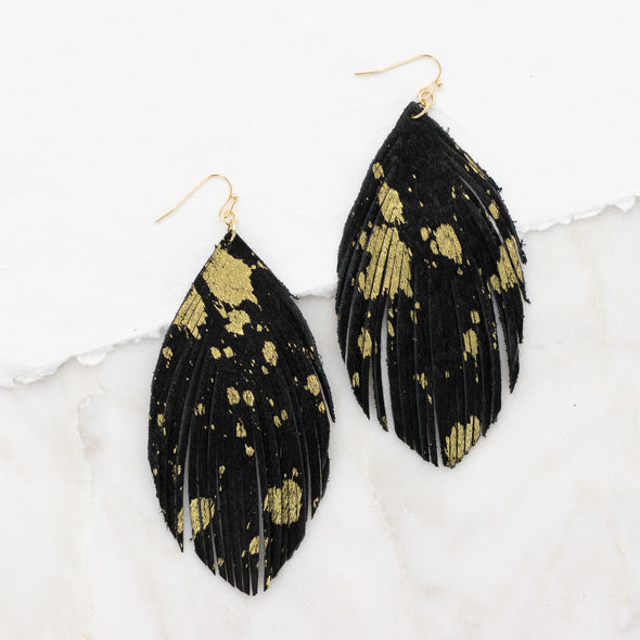 Go Your Own Way Earrings - Black