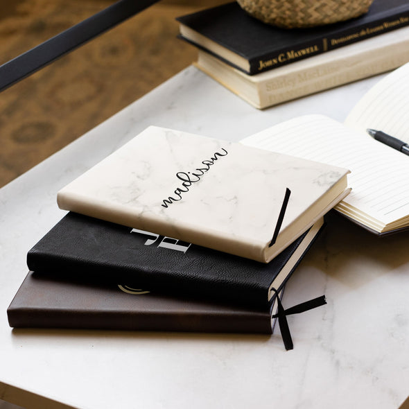 The Rest is Still Unwritten Leatherette Journal - Black