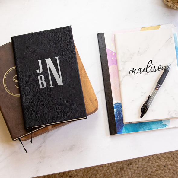 The Rest is Still Unwritten Leatherette Journal - Black