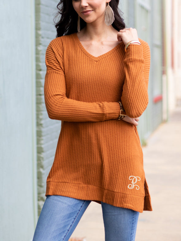 Yes You Need It V-Neck Sweater - Rose