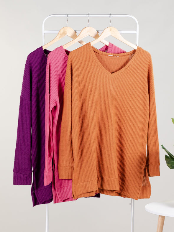 Yes You Need It V-Neck Sweater - Plum