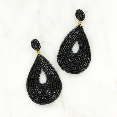 Sparkle and Shine Earrings - Black