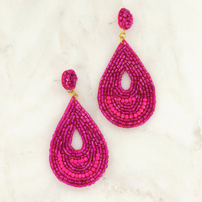 Sparkle and Shine Earrings - Red