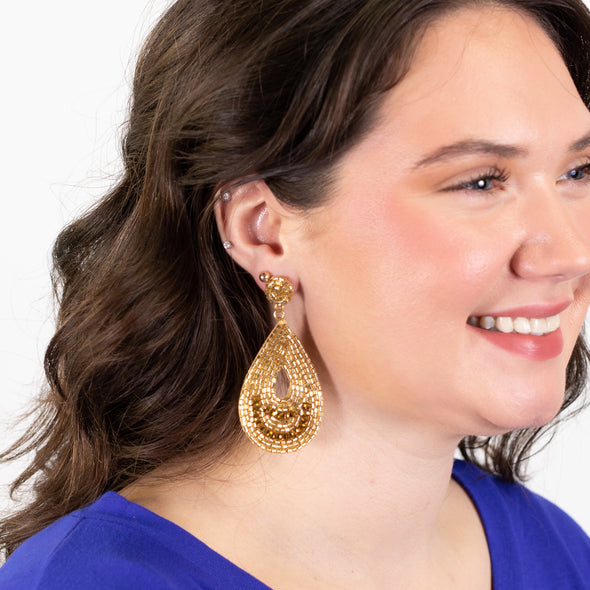 Sparkle and Shine Earrings - Gold