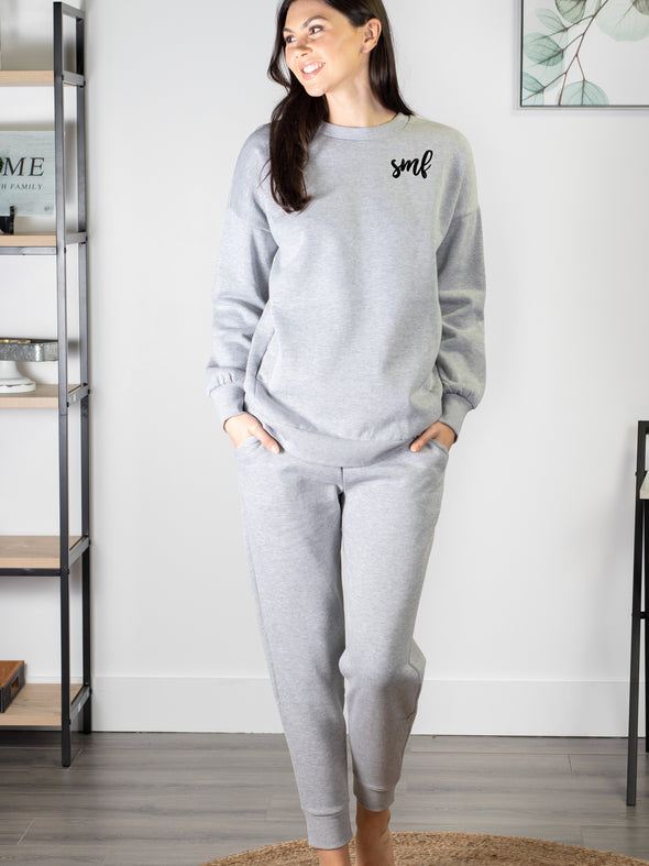 Don't Sweat It Jogger Set - Grey