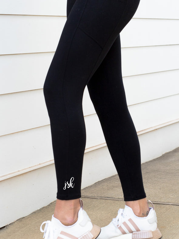 Crushing Goals Leggings - Black