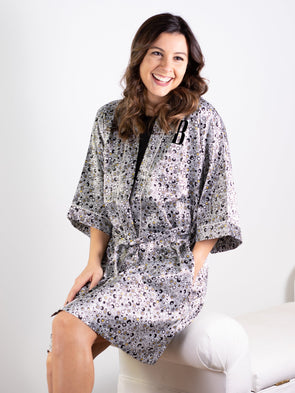 All Alone Kimono Robe - Dotted