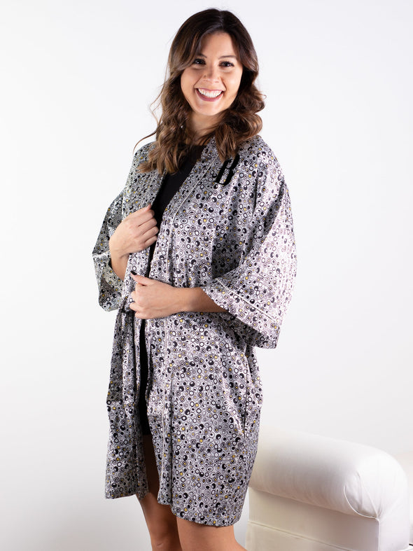 All Alone Kimono Robe - Dotted