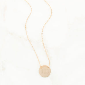 Rose Gold Simple As Can Be Necklace