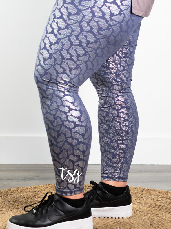 This is How We Do It Leggings - Navy