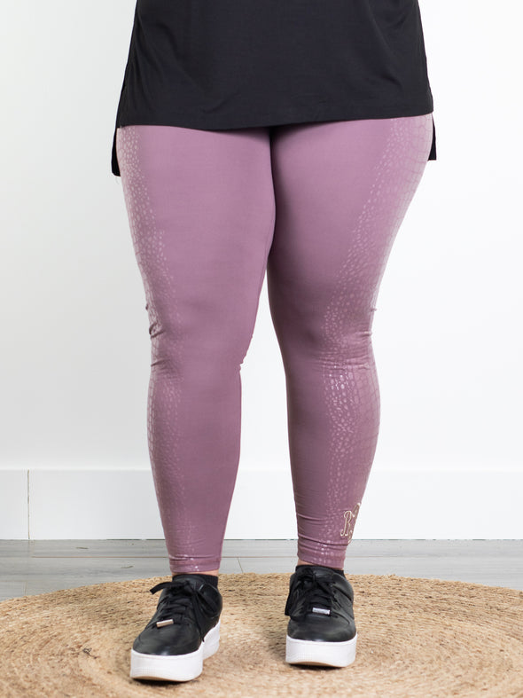 Crocodile Rock Leggings - Purple