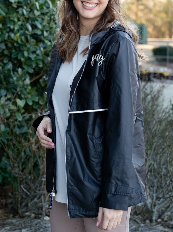 New Englander Rain Coat - Black