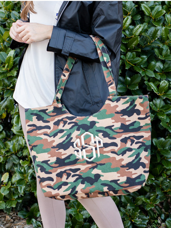 On The Hunt Camo Tote Bag