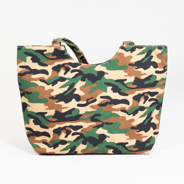 On The Hunt Camo Tote Bag