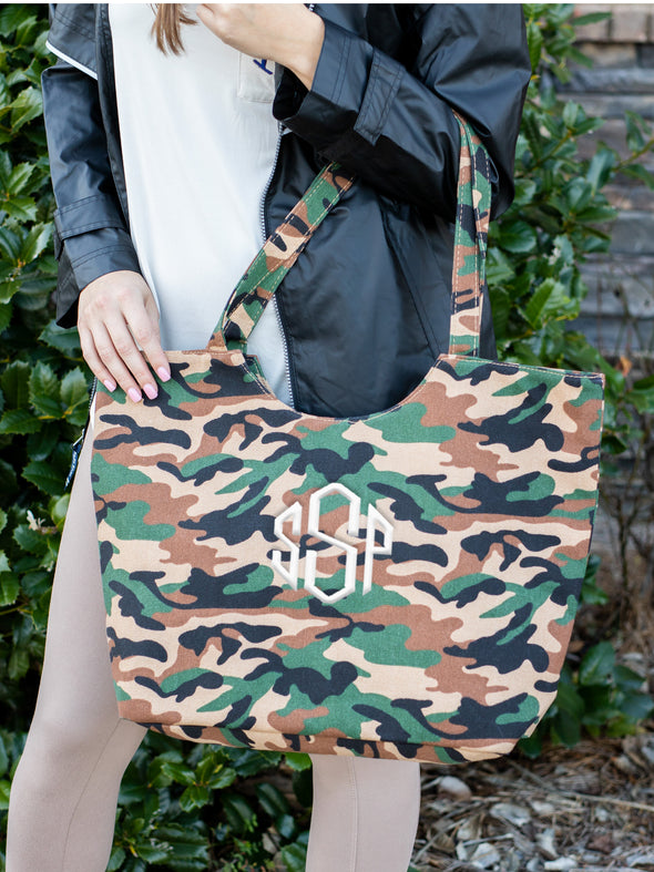 On The Hunt Camo Tote Bag