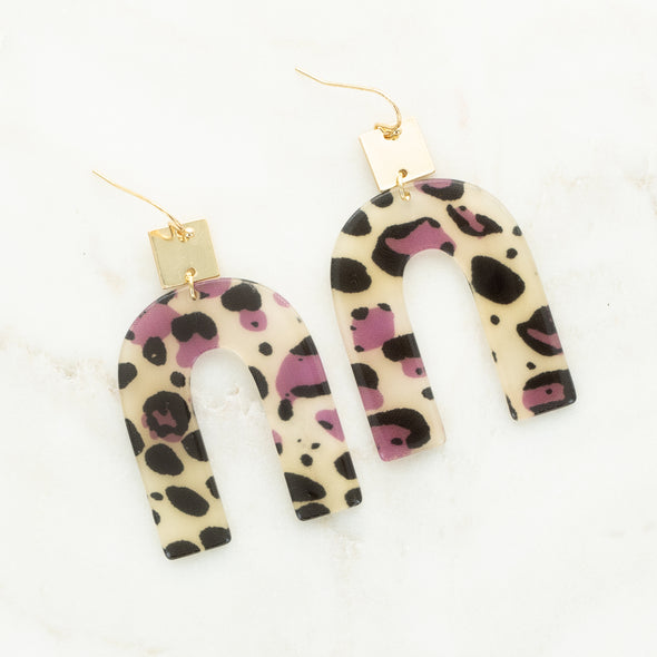 Leopard Arch Earrings