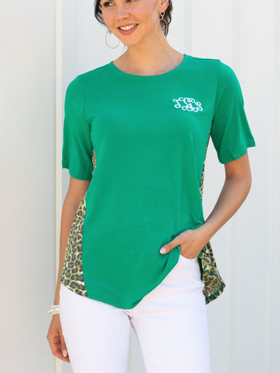 Running Wild Top - Green