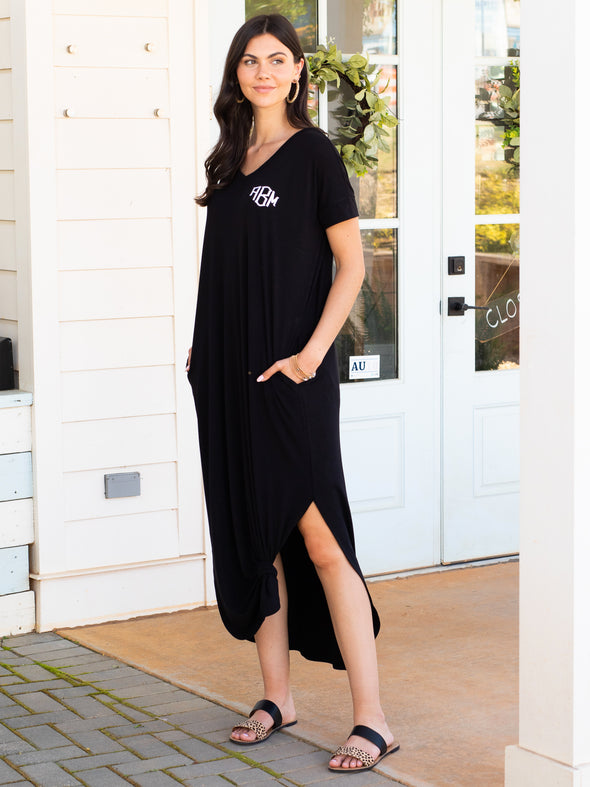 Say You Do Maxi Dress - Black