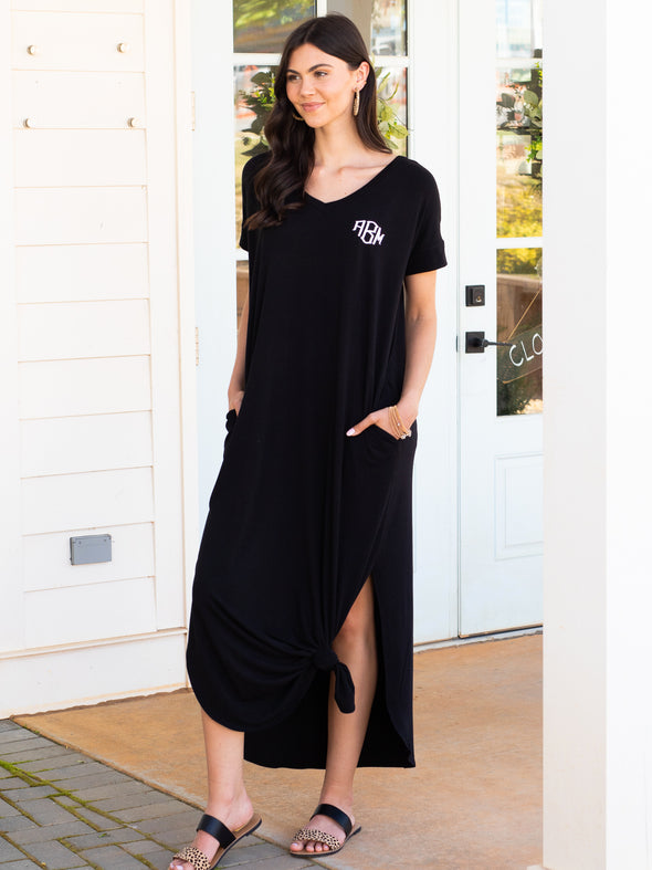 Say You Do Maxi Dress - Black