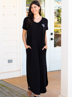 Say You Do Maxi Dress - Black