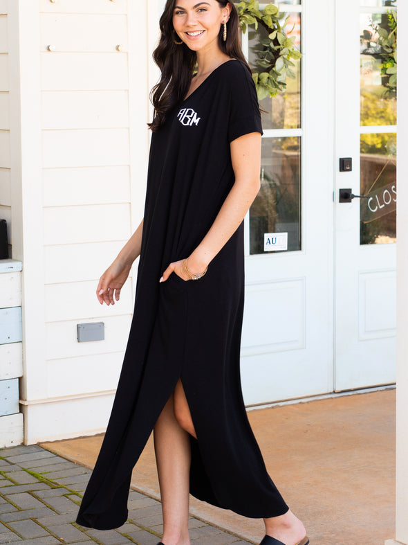 Say You Do Maxi Dress - Black