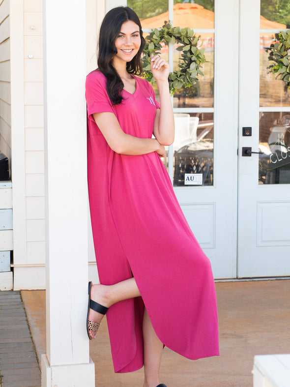 Say You Do Maxi Dress - Rose