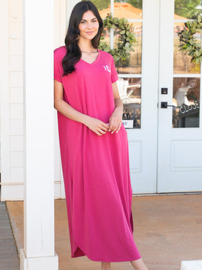 Say You Do Maxi Dress - Rose