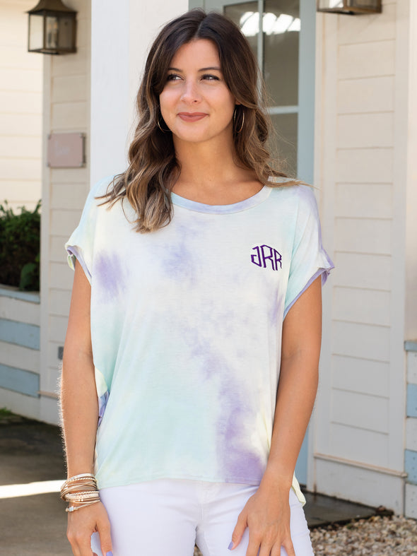 Lovely Day Tie Dye Shirt- Lavender