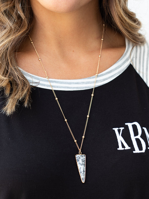 Ready To Run Necklace- Black