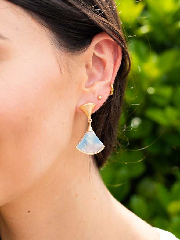 Addicted To Love Earrings - Light Blue