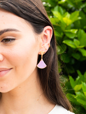 Addicted To Love Earrings- Lavender