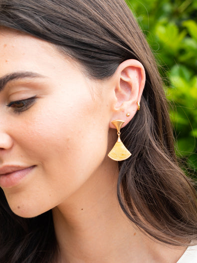 Addicted To Love Earrings - Yellow