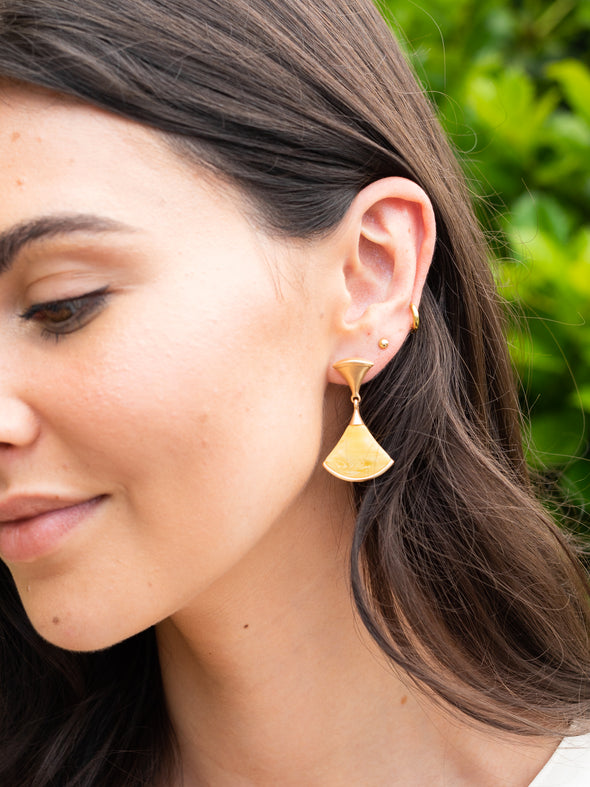 Addicted To Love Earrings - Yellow