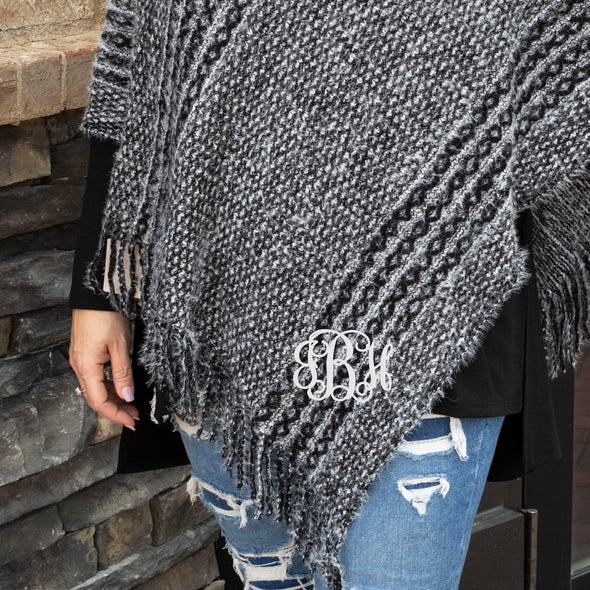 Crisp & Cool Knit Poncho