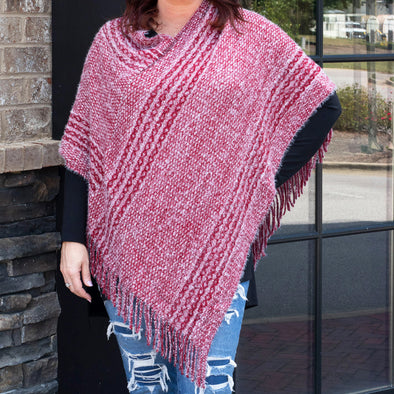 Crisp & Cool Knit Poncho